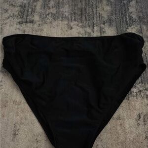 Black High-Waisted Bikini Bottom